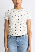 Ritchiecc Ribbon Tee - Off White