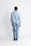Fam Sweater Short - Light Blue