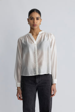 Denny Romina Shirt - Egret