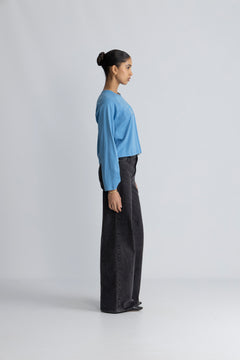 Kitty Long Sleeve - Blue