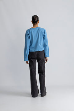 Kitty Long Sleeve - Blue