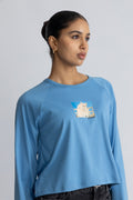 Kitty Long Sleeve - Blue