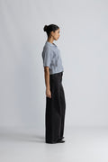 Kelp Crochet Shirt - Blue Mix