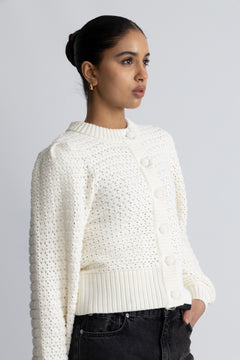 Tinna Cardigan - Egret