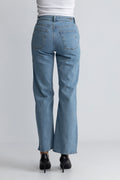 Alice Hw Wide Long Lig Blu Jeans - Light Blue Denim