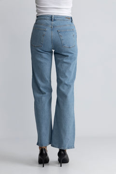 Alice Hw Wide Long Lig Blu Jeans - Light Blue Denim