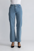 Alice Hw Wide Long Lig Blu Jeans - Light Blue Denim