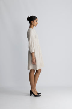 SolinaIW Fitted Dress - Haze Melange