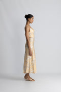 Eila Print Dress - Lt. Orange Mix