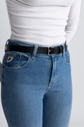 Aiden Belt - Black Silver