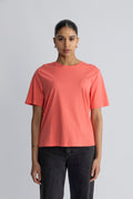 Melea Icon Tee - S Coral S Pink