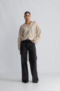 Hila Hope Cardigan - Oatmeal Melange