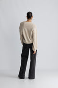Hila Hope Cardigan - Oatmeal Melange