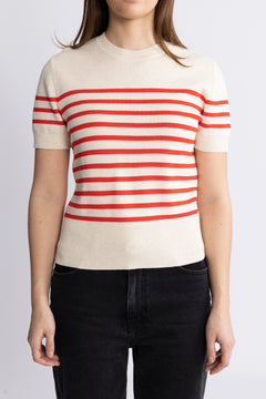 WallisIW Pullover - Red Stripe