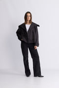 Mazieiw Perry Short Coat - Black