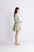 Cotton Slub Mini Dress - Anemone Fields