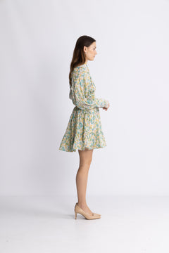 Cotton Slub Mini Dress - Anemone Fields