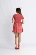 Deboni Mini Dress - Allura Floral - Red