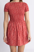 Deboni Mini Dress - Allura Floral - Red