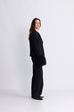Petra Canvas Jacket - Black