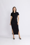 Babba Rib Dress - Black