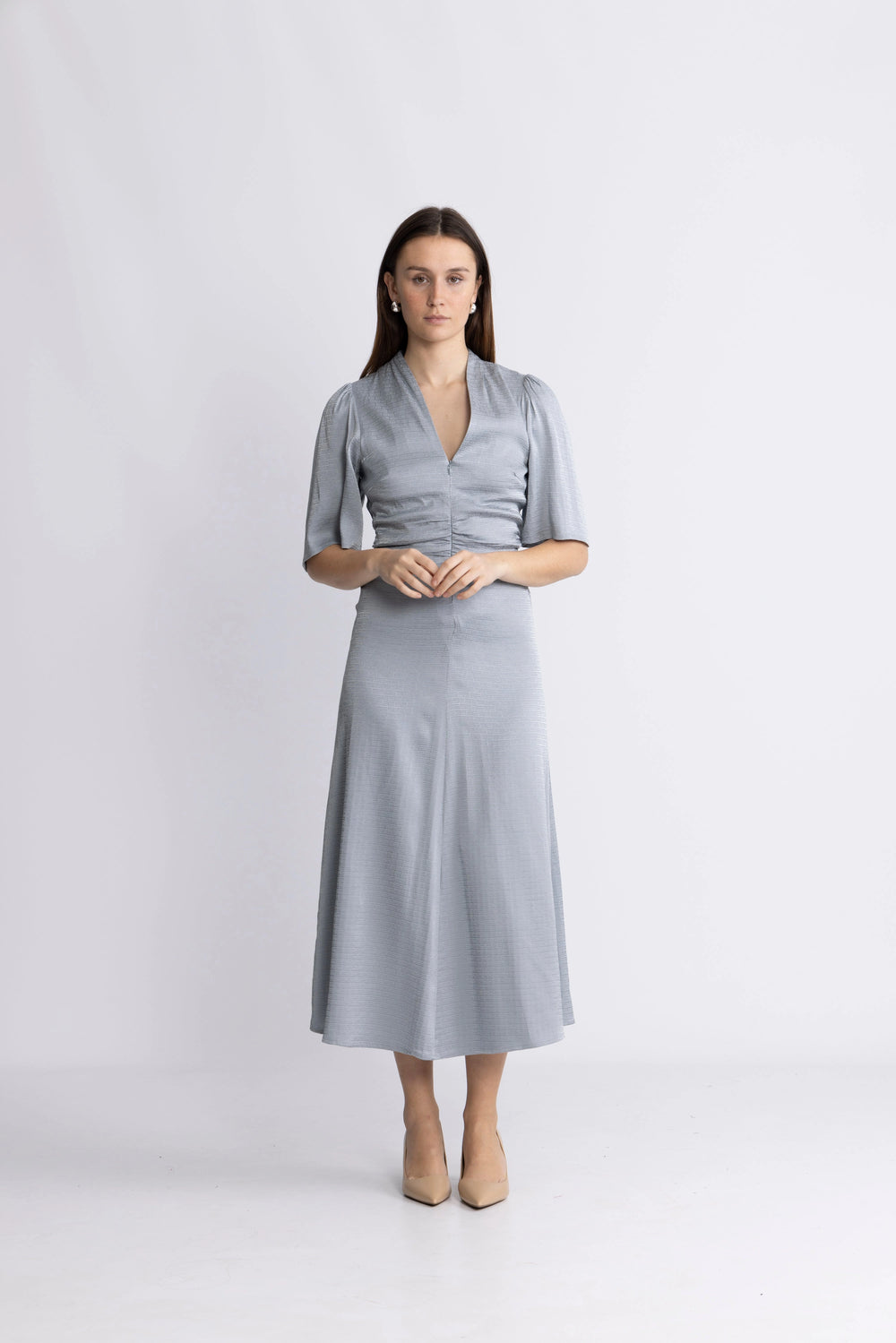 GZbianca Dress - Grey Blue