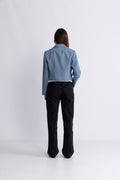 Nelliecc Stripe Blazer - Blue
