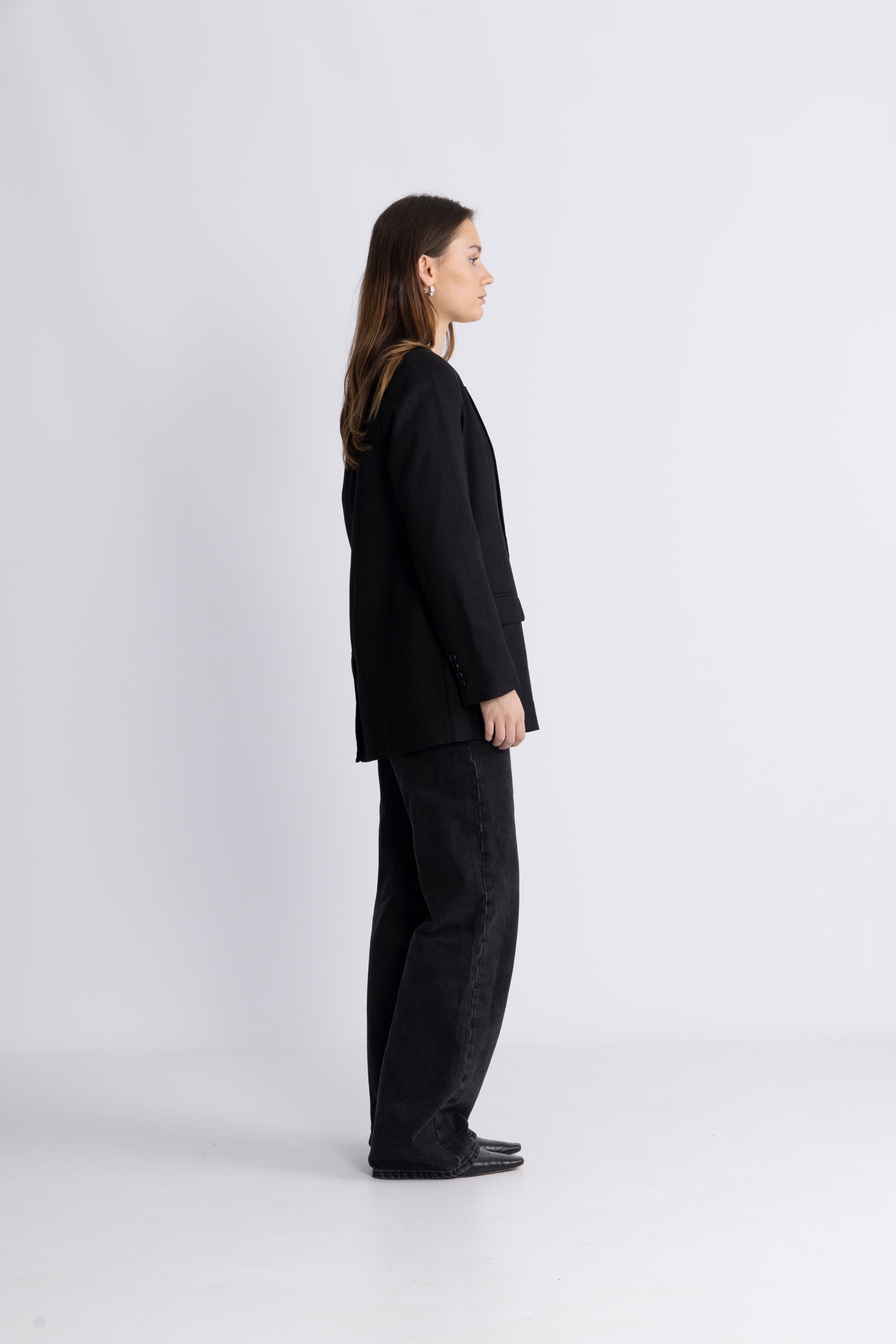 Tania-Rita Ls Relaxed Blazer - Black