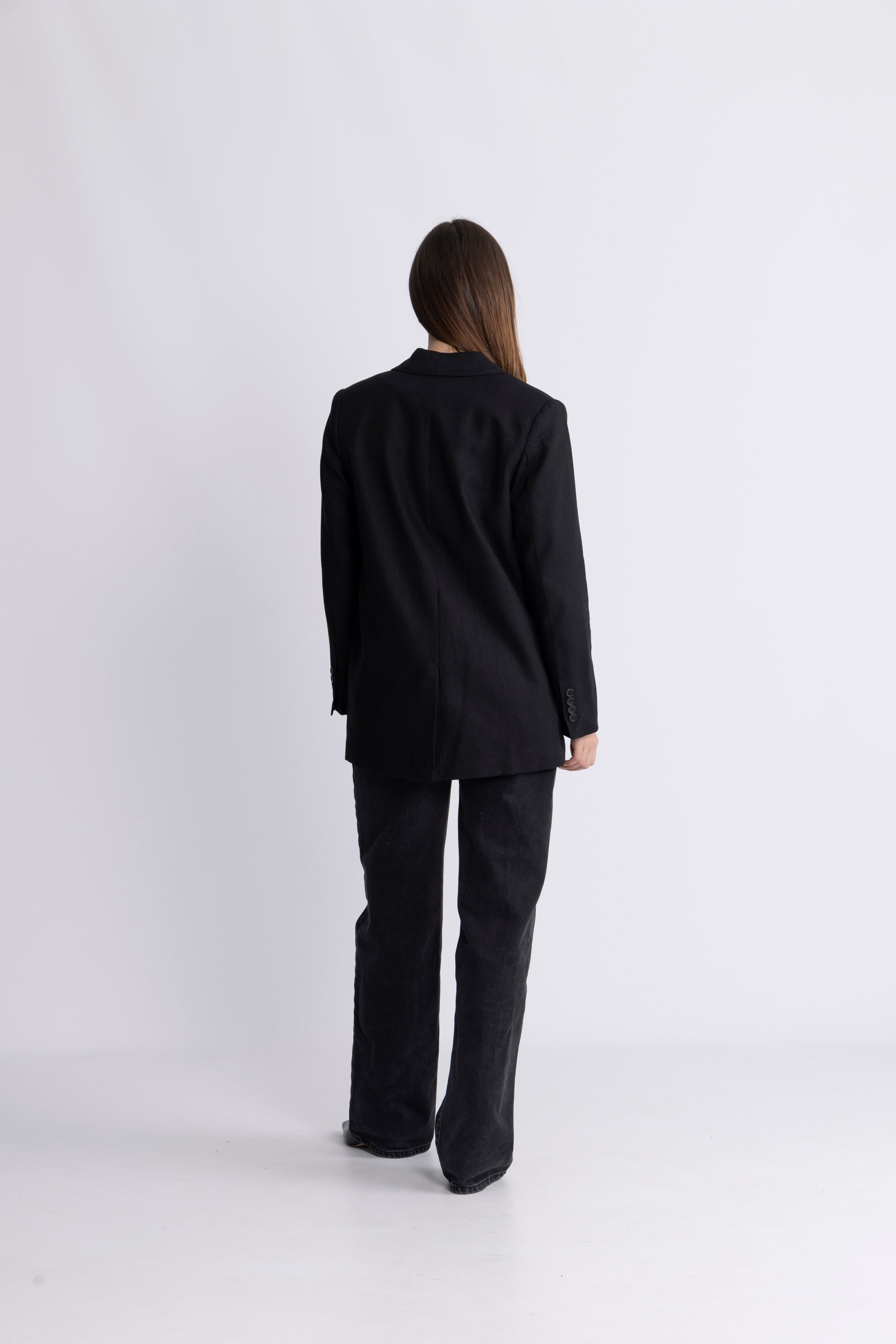 Tania-Rita Ls Relaxed Blazer - Black