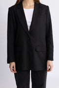 Tania-Rita Ls Relaxed Blazer - Black