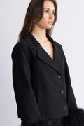 Petra Canvas Jacket - Black