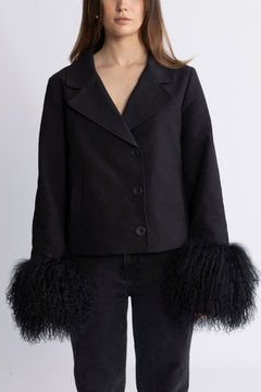 Petra Canvas Jacket - Black