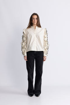 Yasreala Ls Shirt - Birch Black Tapes