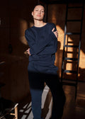 Tia Pants - Navy Sky