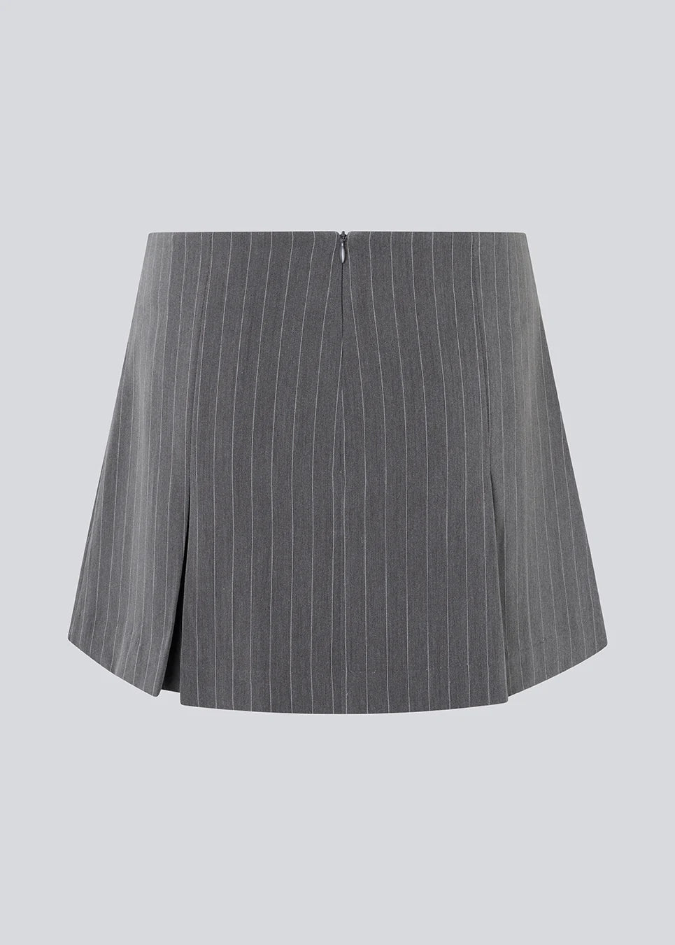 Emilia Bow Skirt - Grey Pinstripe
