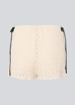 Emilia Lace Shorts - Soft White