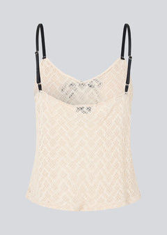 Emilia Lace Top - Soft White