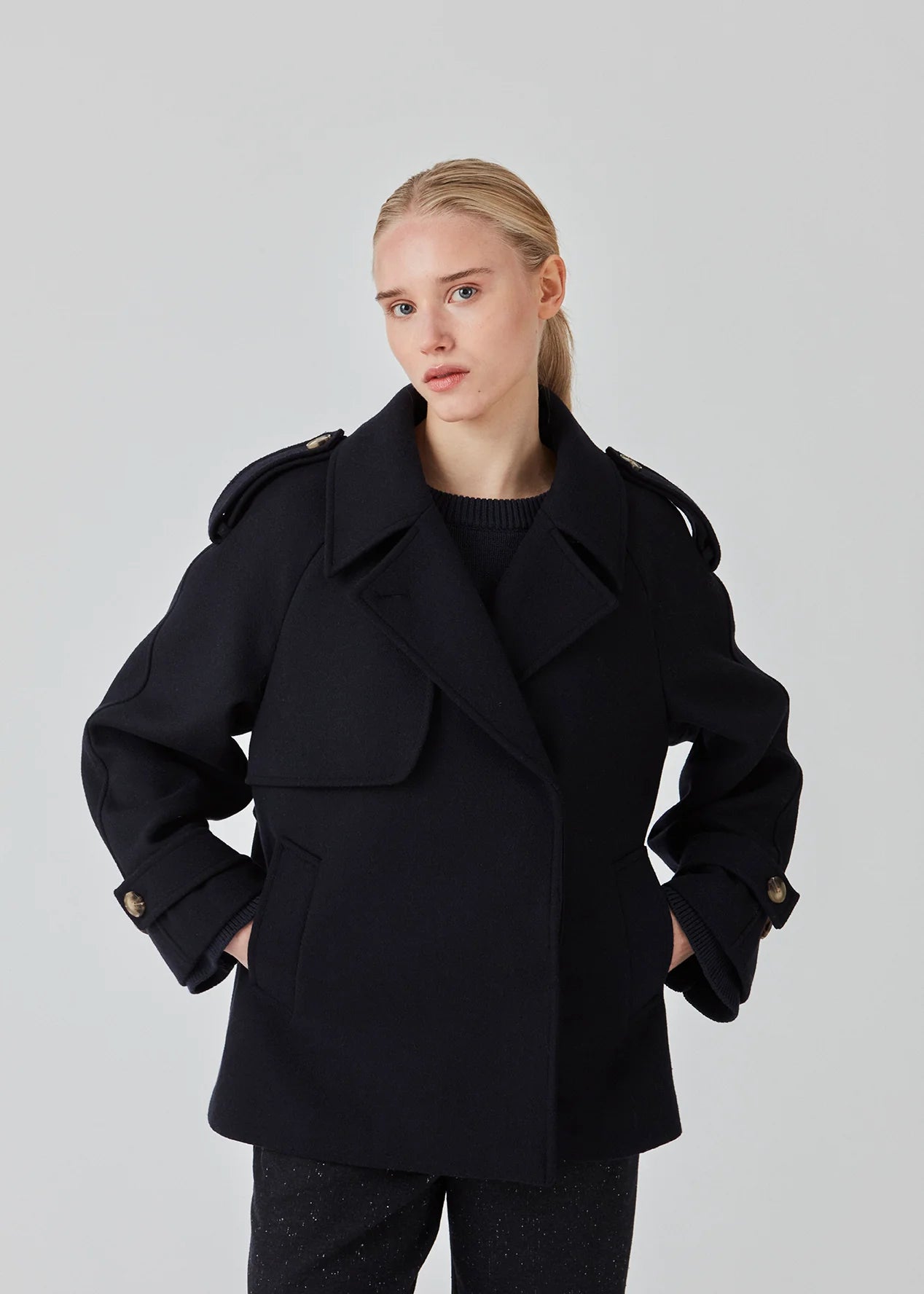 Esmundmd Jacket - Navy Sky