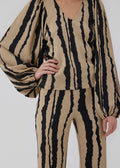 Harland Print Top - Torn Lines