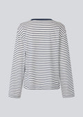 Hellen LS Stripe T-Shirt - Navy Sky-Soft White Stripe