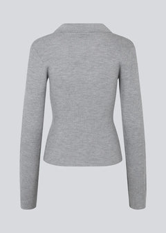 Hiroki Cardigan - Grey Melange