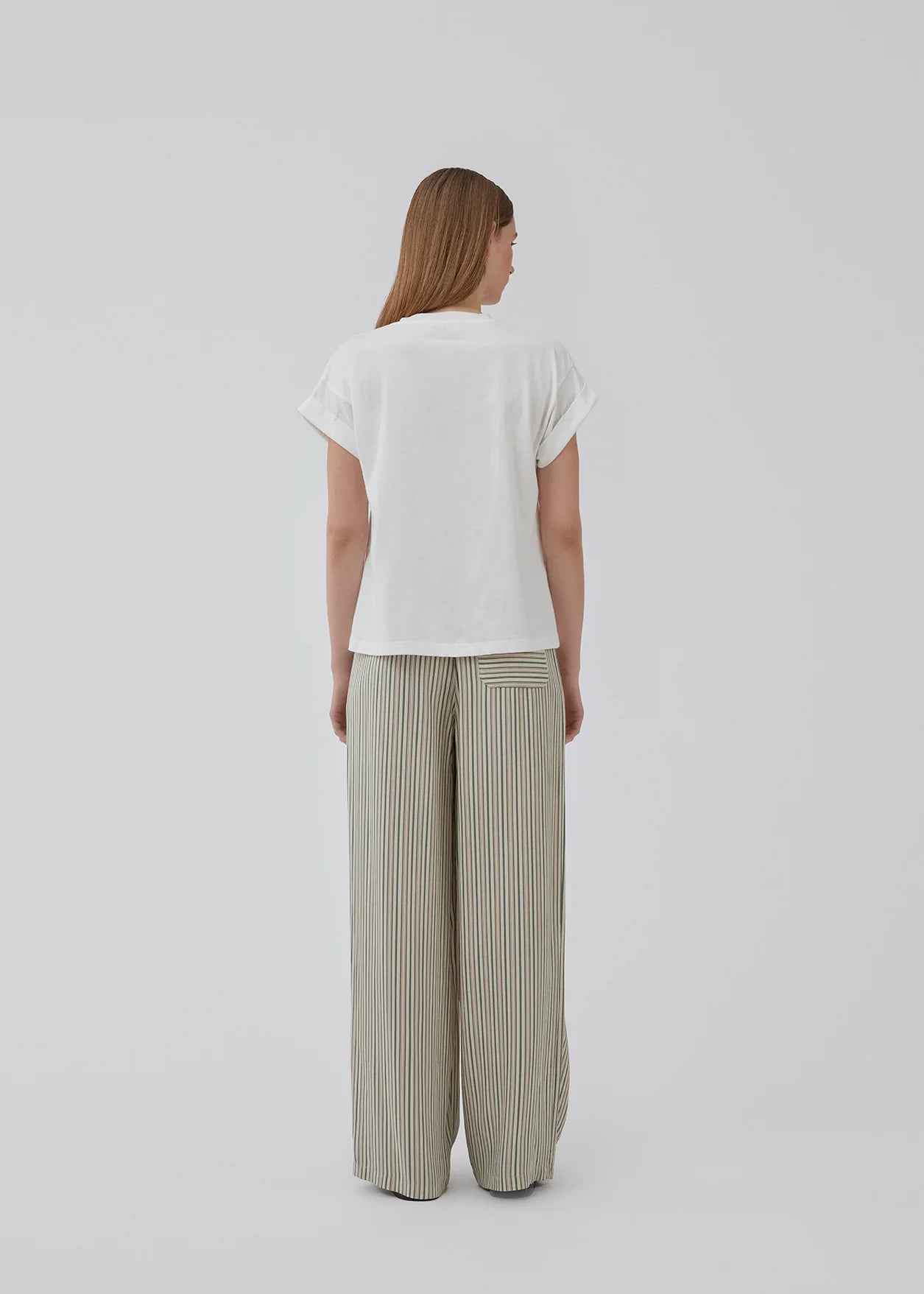 Hissa Print Pants - Soft Stripe
