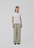 Hissa Print Pants - Soft Stripe