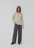 Howie O-Neck - Beige Melange