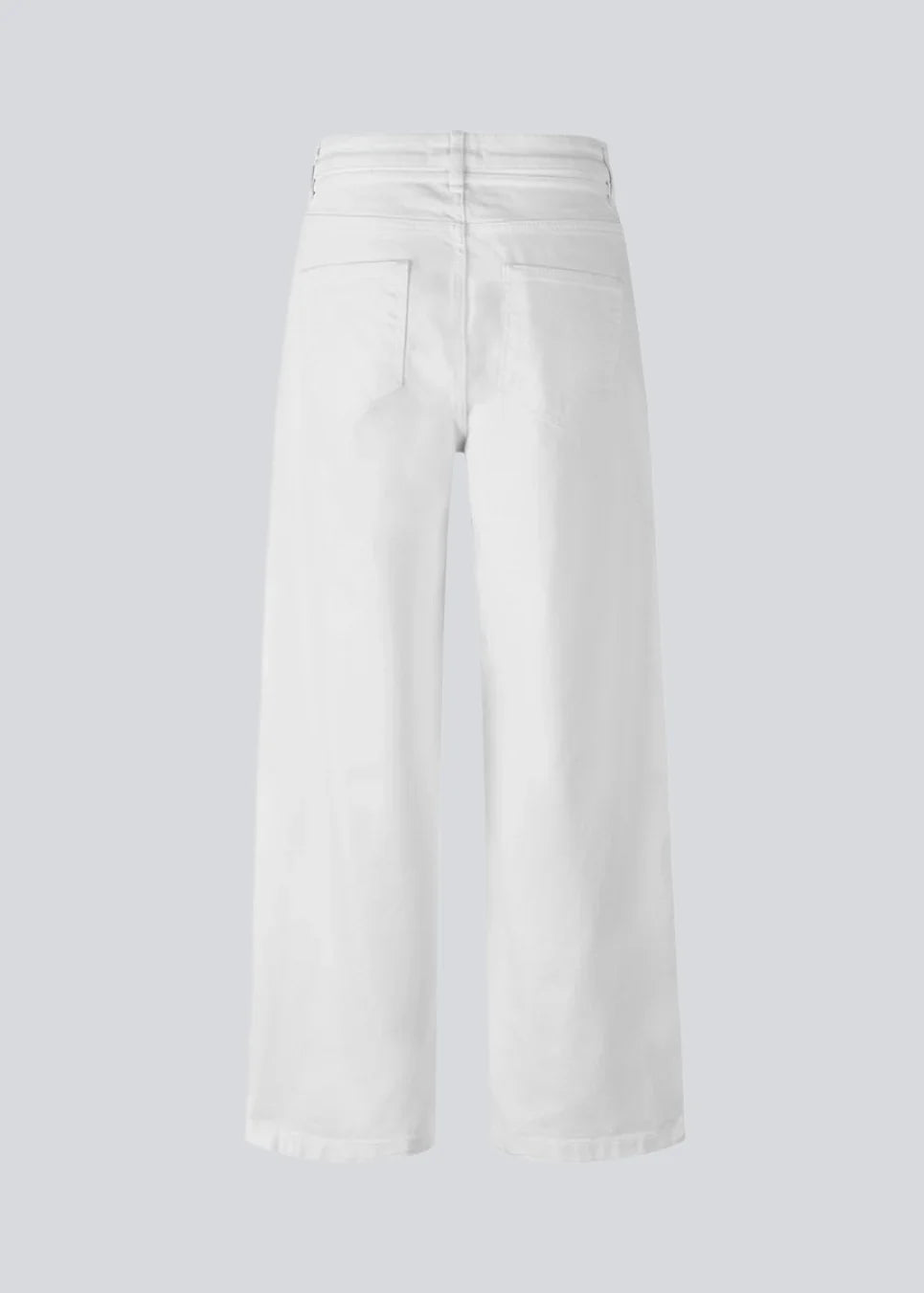Isolde Solid Pants - Soft White
