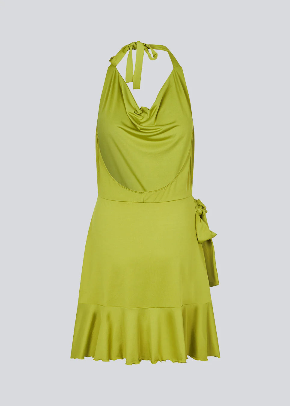 Josefine Flowy Dress - Golden Lime
