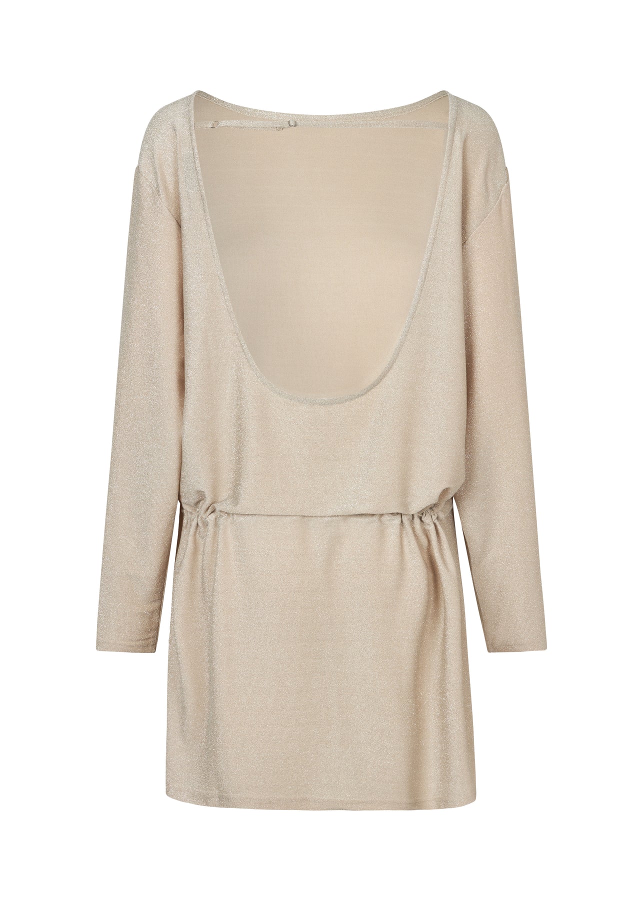 Josefine Short Dress - Pale Gold