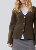 Klayton Cardigan - Dark Coffee