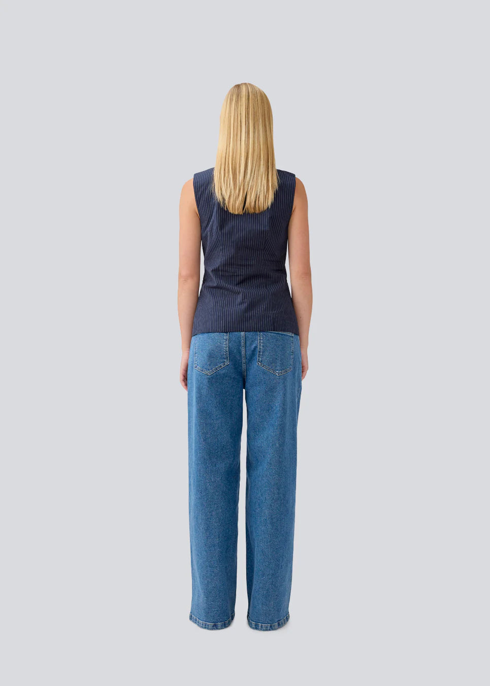 Mathilde Top - Navy Sky