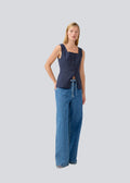 Mathilde Top - Navy Sky